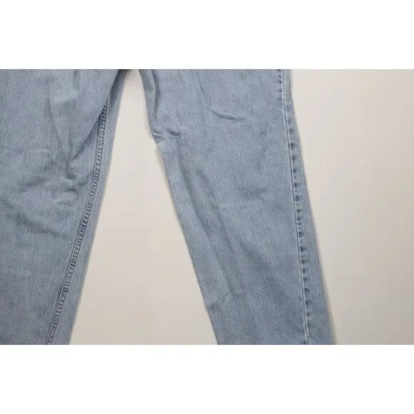 Vintage 90s Levis 550 Womens 16 Distressed Relaxed Fit Tapered Leg Denim Jeans - Picture 13 of 14